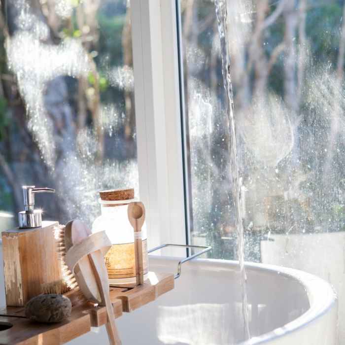 Paper yourself with this moisturizing, exfoliating Dead Sea salt scrub recipe!