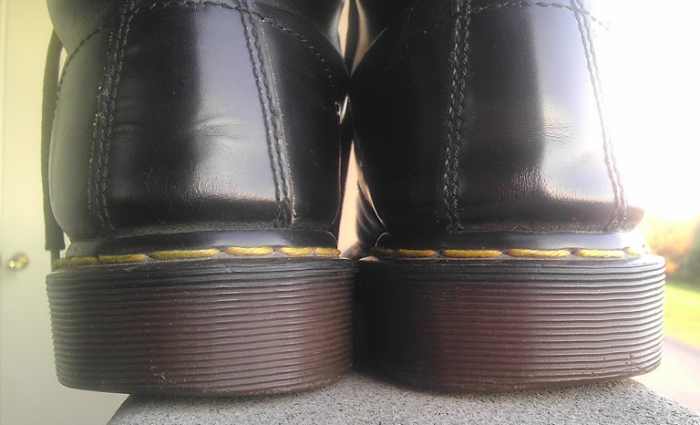 Doc Martens will rub against the backs of your feet or ankles as you break them in.