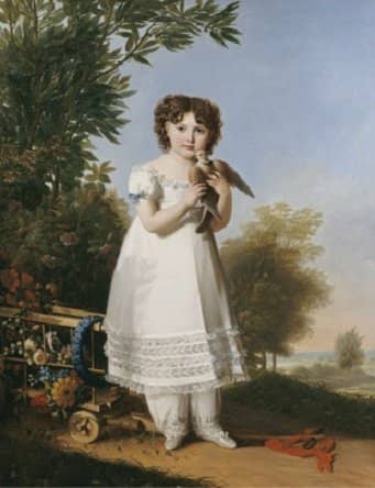 A Girl Wearing Pantalettes