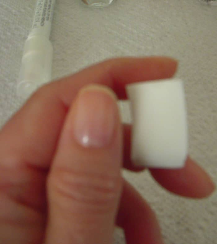The small wedge piece is just the right size.
