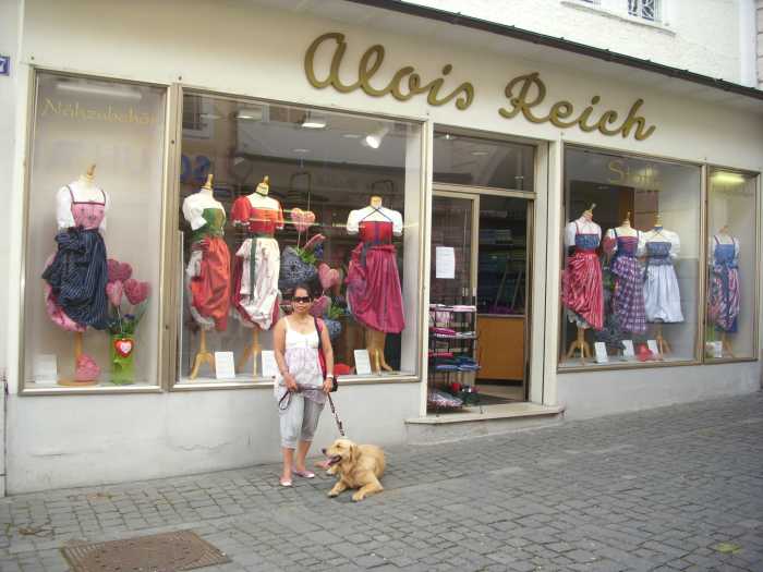 Dirndln Shop in Rosenheim, Germany