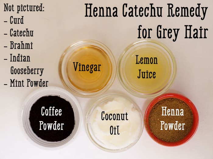 Henna and coffee work together with other ingredients in the recipe to dye your hair a darker color.