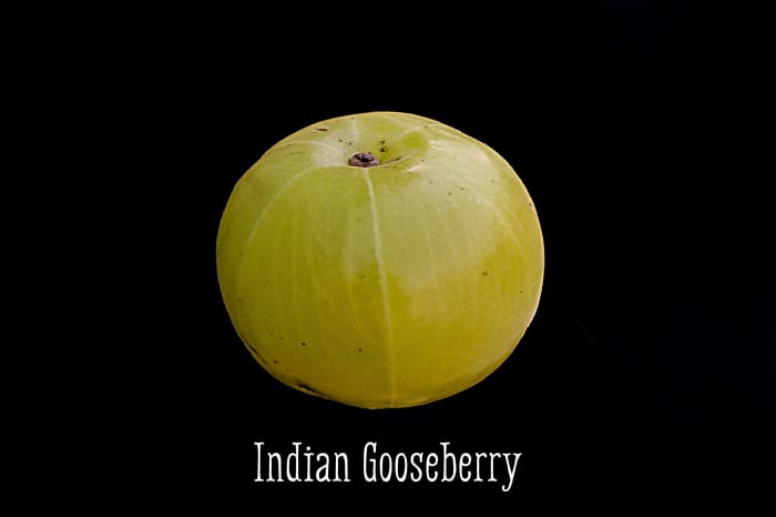 The Indian gooseberry, or amla, is an important medicinal food used in many of these hair remedies.