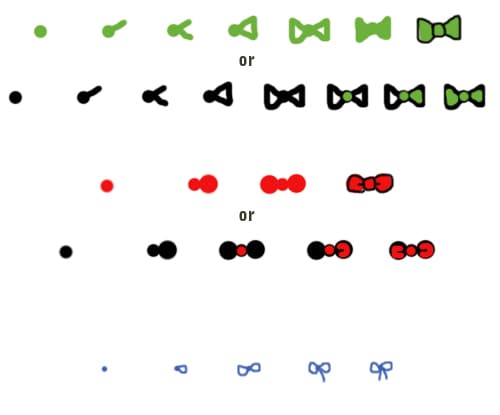 nail art bow designs