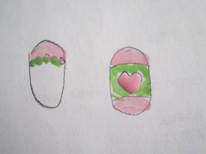 We tested out our design directly on the paper.