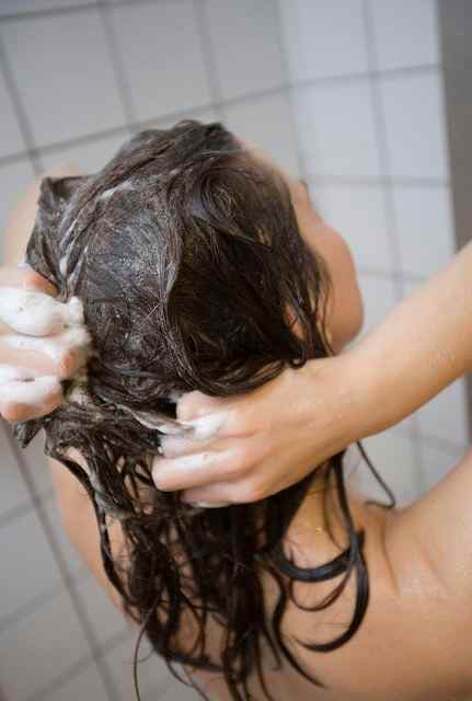 Use cocoa butter as a conditioner in the shower.