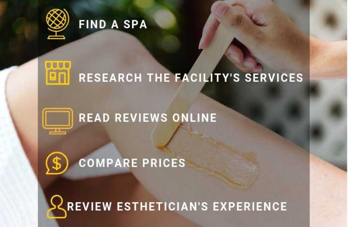 Follow these tips to find a spa and select an esthetician for your Brazilian wax.