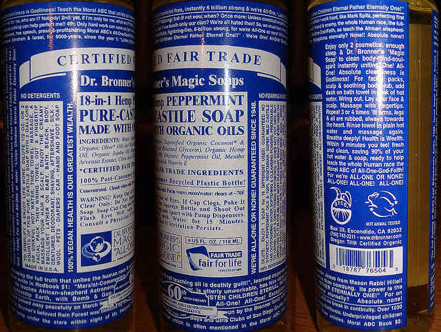 Castille soap is all-natural and gives you the suds you might miss when changing to a DIY shampoo.