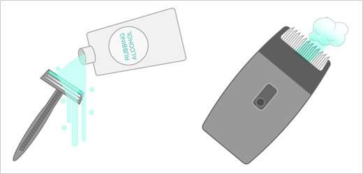 1. Disinfect Your Razor Blade