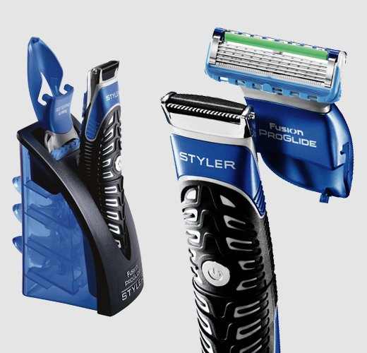 Gillette Fusion Proglide Styler 3-In-1 Men's Body Groomer