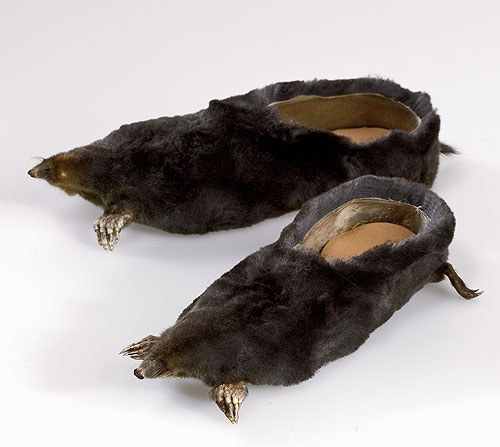 When these slippers are almost worn out, they would make a novelty gardening shoe.