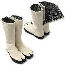 Since these boots are reminiscent of goat hooves, maybe they could be used on a farm.