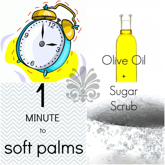 Q: What is the easiest DIY remedy for soft hands? A: Why, olive oil and sugar, of course!