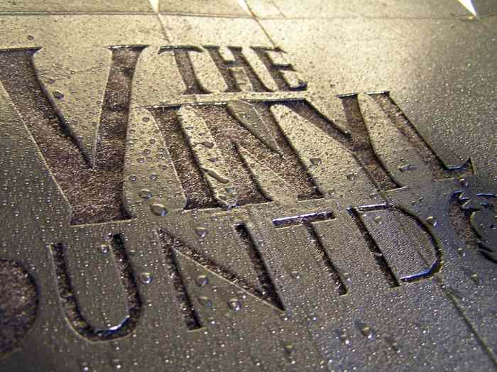 Bleach sprayed on and waiting for it to work.