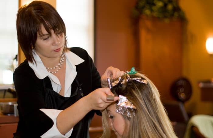 Only hairdressers can set highlights and lowlights successfully.
