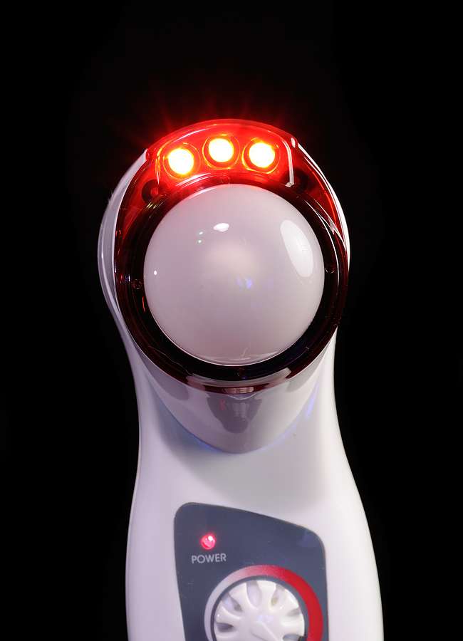 How infrared light affects the skin.