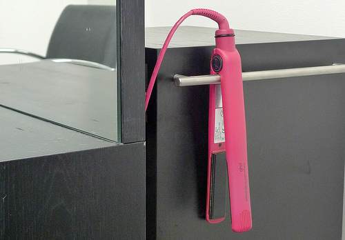 A classic straightening iron 