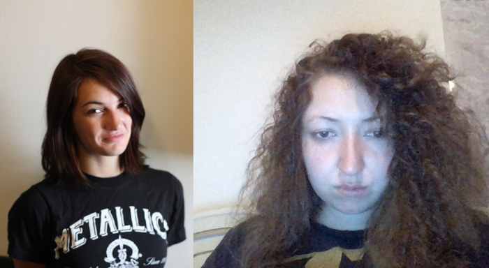 Me and Brittany within one week of starting.
