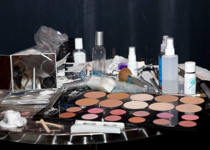 You can expect powder products like face powder (loose or pressed), blush, and eye shadow to last about two years.