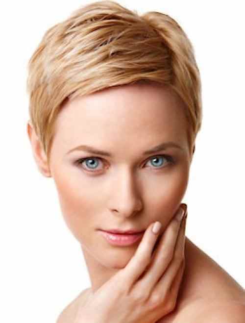 This pixie style cut is a great way to accentuate facial features. 