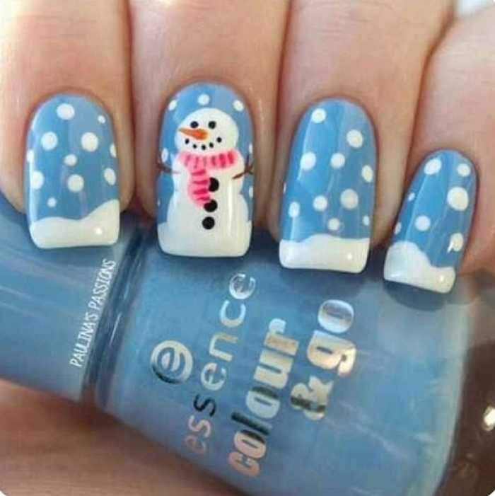 30 Awesome Holiday Nail Designs for Short Nails - Bellatory