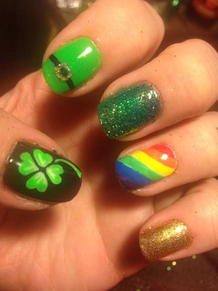 colorful nails
