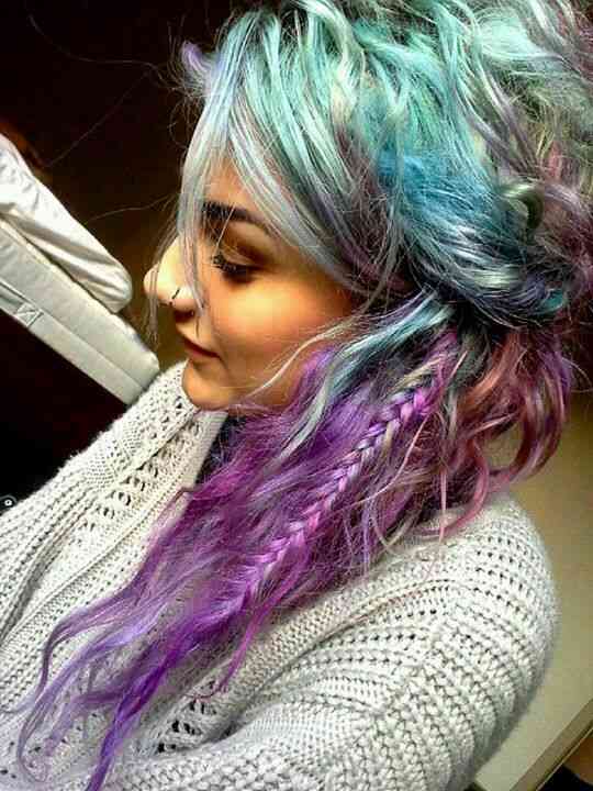 Teal-Purple Ombre