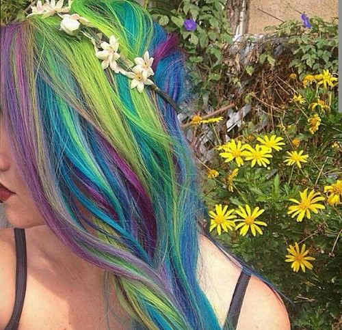 Purple, Blue, and Green Combo