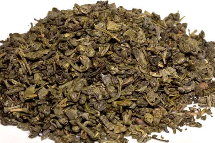 Loose Green Tea Leaves