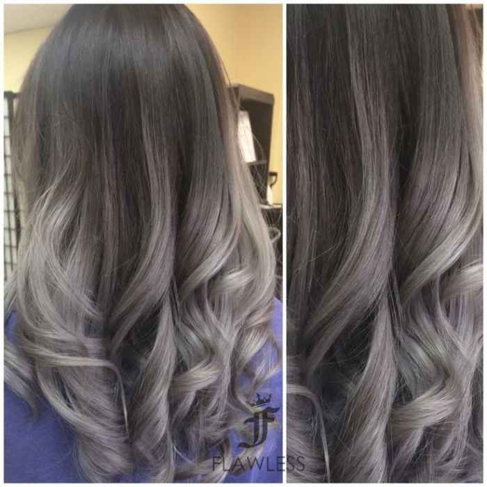 Ombre Gray Hair