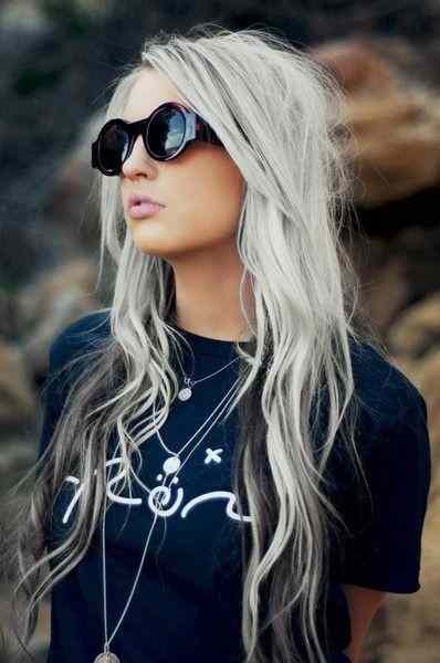 Layered Gray Hair Dye