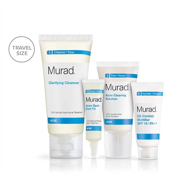 The Acne Starter Kit comes with four products.