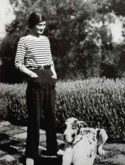 Coco Chanel in 1928 - note trousers