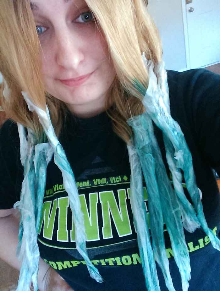 Letting the color process a while is important to having long lasting color!