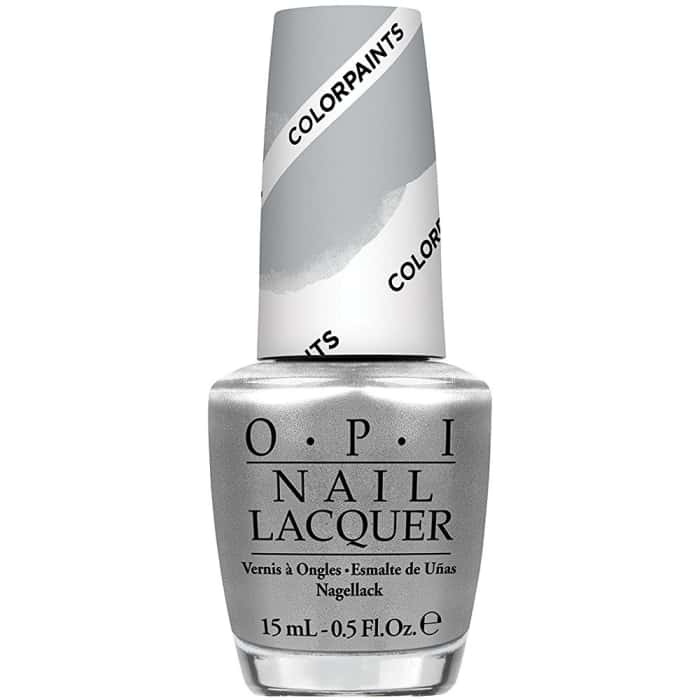 OPI Nail Lacquer, Silver Canvas
