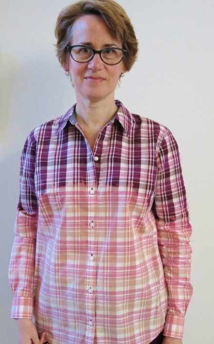 Ombre bleaching a shirt