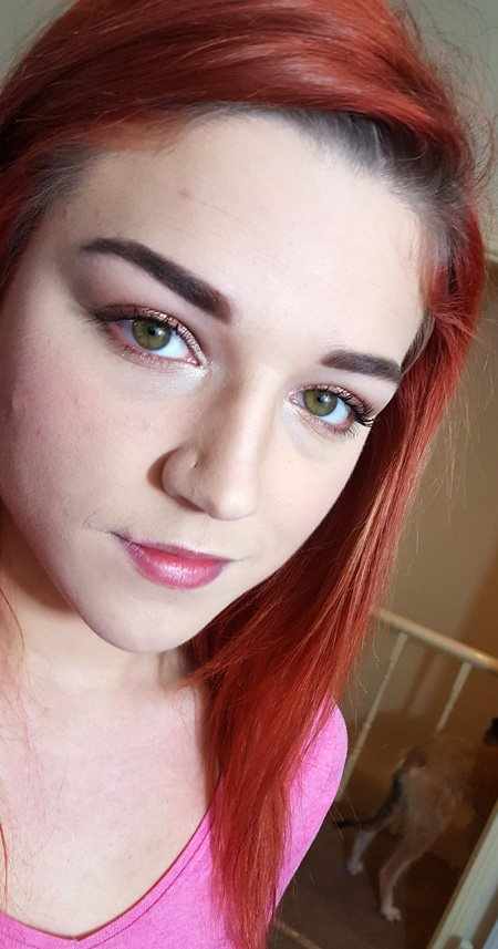 Setting powder and concealer work wonders!