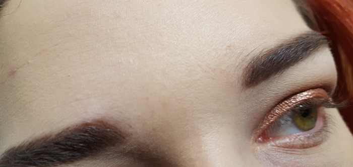 It's not the worst foundation for lines, but they're definitely still there.  