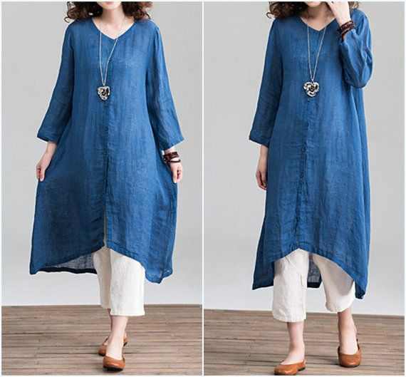 Pants and Long Shirt Dress