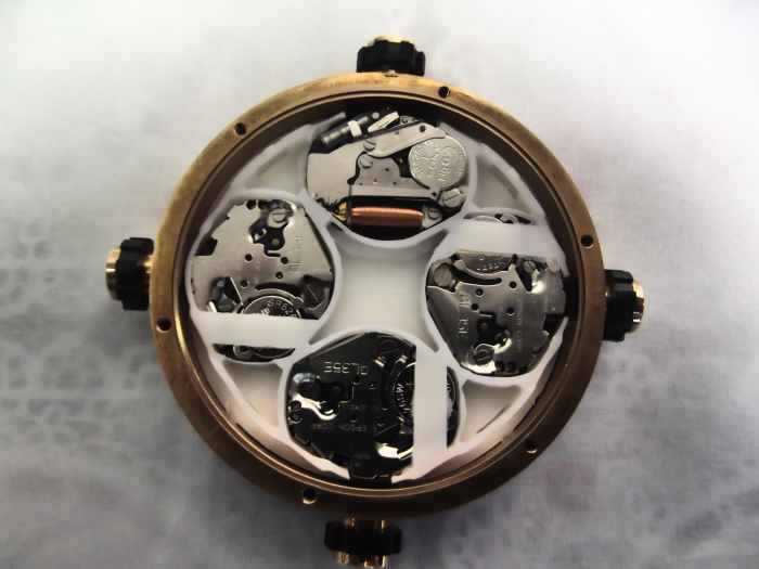 Both Seiko and Citizen movements are included in this timepiece.