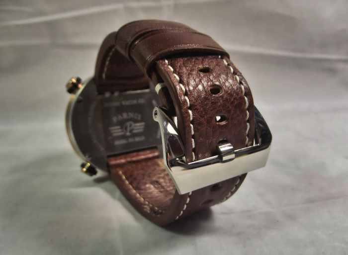 Parnis P523 PU leather strap