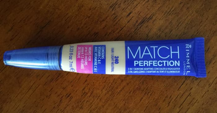 A great concealer can eliminate the need for foundation. This Rimmel Match Perfection delivers extra benefits with its highlighting powers.