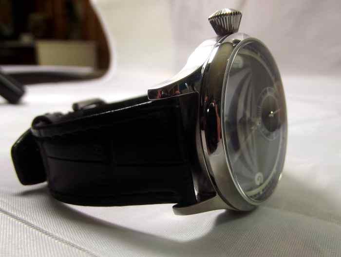 Corgeut 1527 mechanical watch with Asian 6498 movement