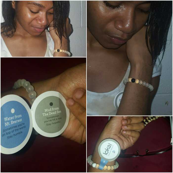 Me and my Lokai bracelet