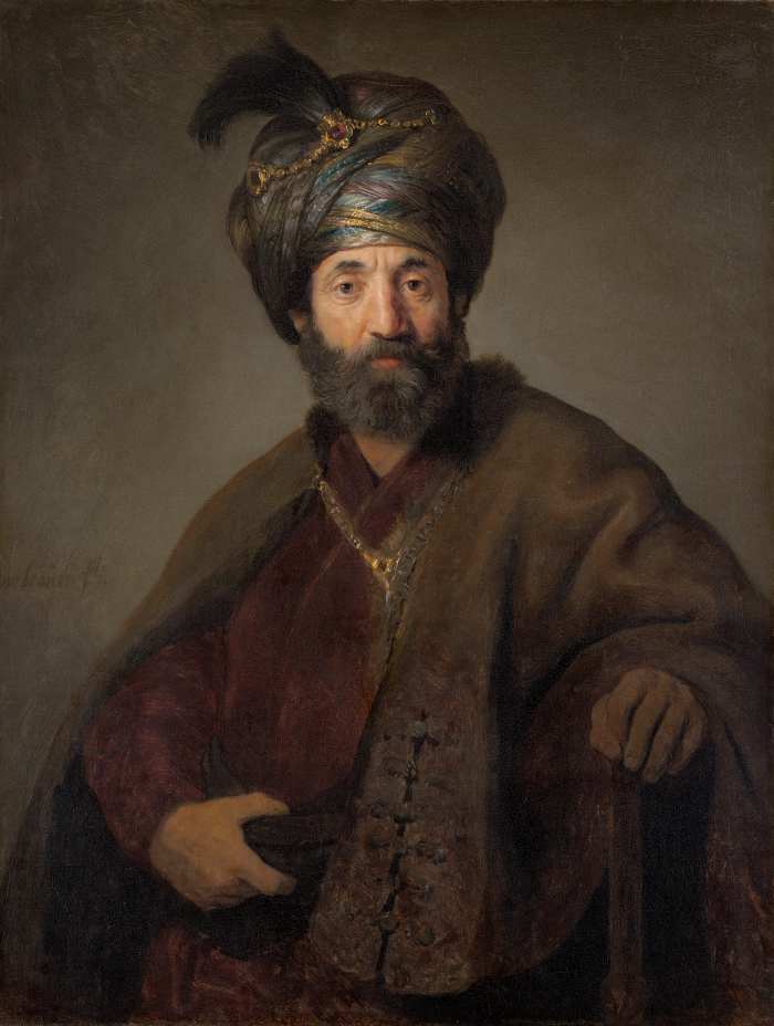 1635 Man in an Oriental Costume by Rembrandt 