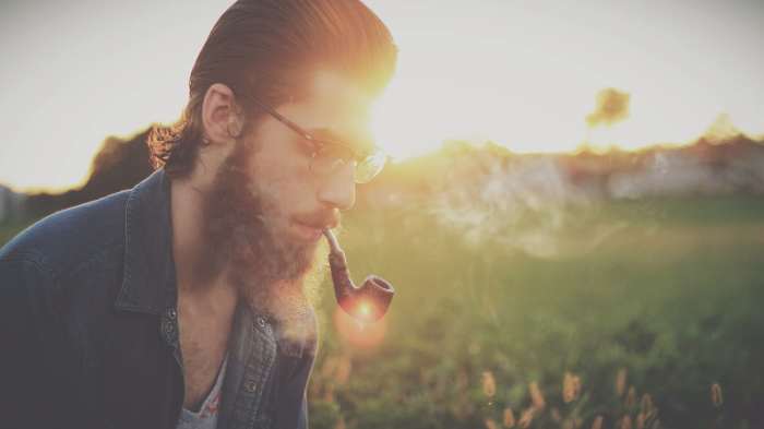 Beards can make you look smarter than you actually are, especially if you add a hipster pipe.
