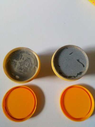 Mask-Doh (Left), Scrub-Doh (Right)