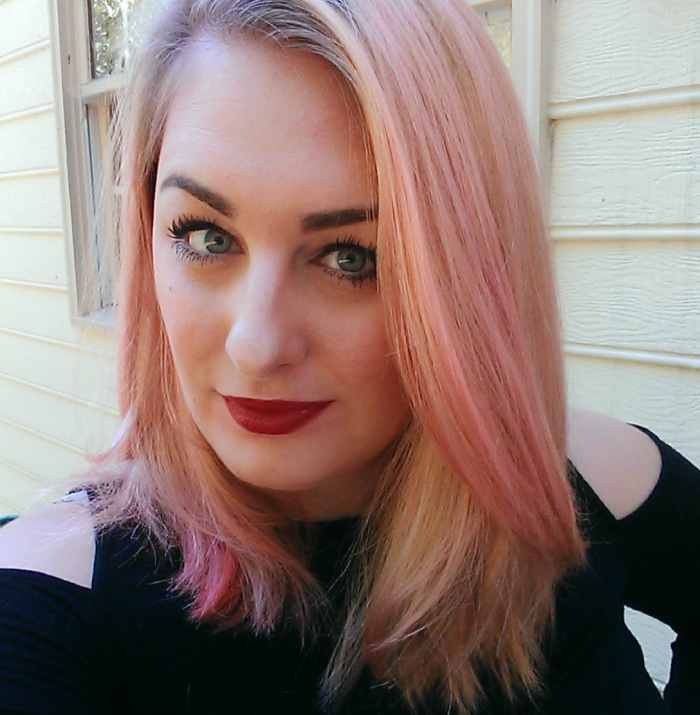 Pink dye with conditioner is a great way to maintain pink hair.