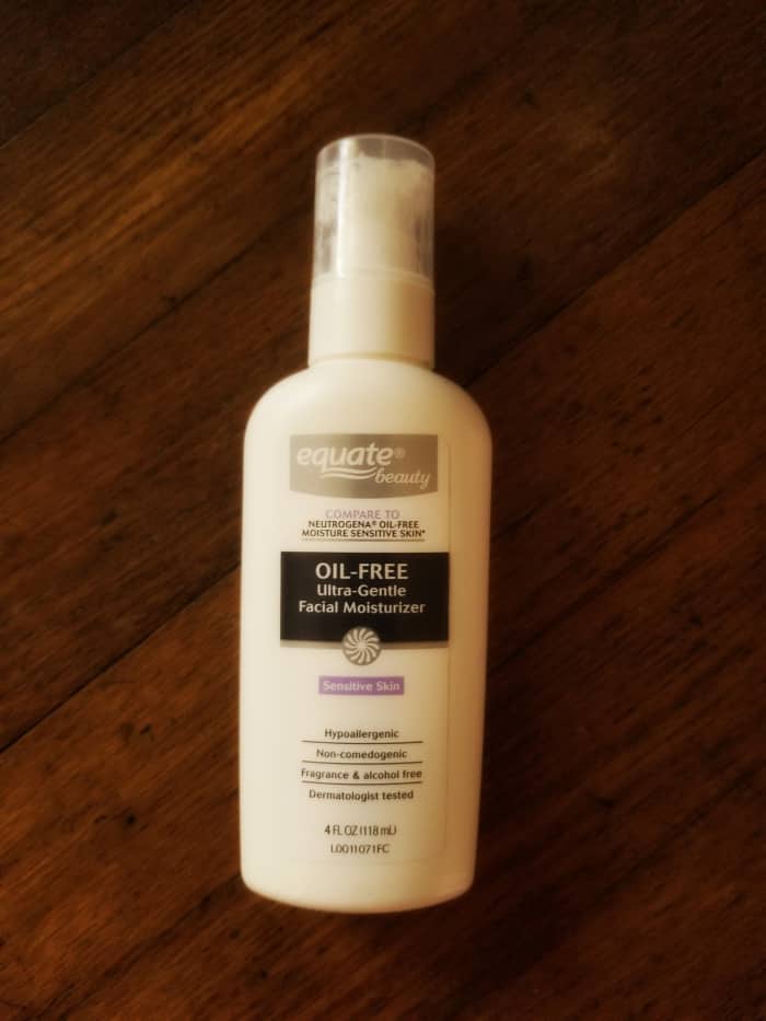 This Equate brand lotion is perfect for keeping skin moisturized without leaving a greasy feel.