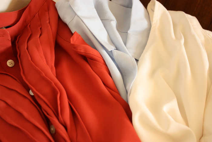 Clothing made of rayon and silk might shrink, too.